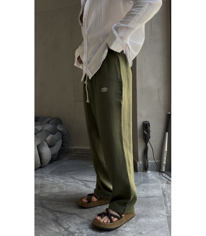 BAGGY KETEN ÖZEL KUMAŞ PANTALON