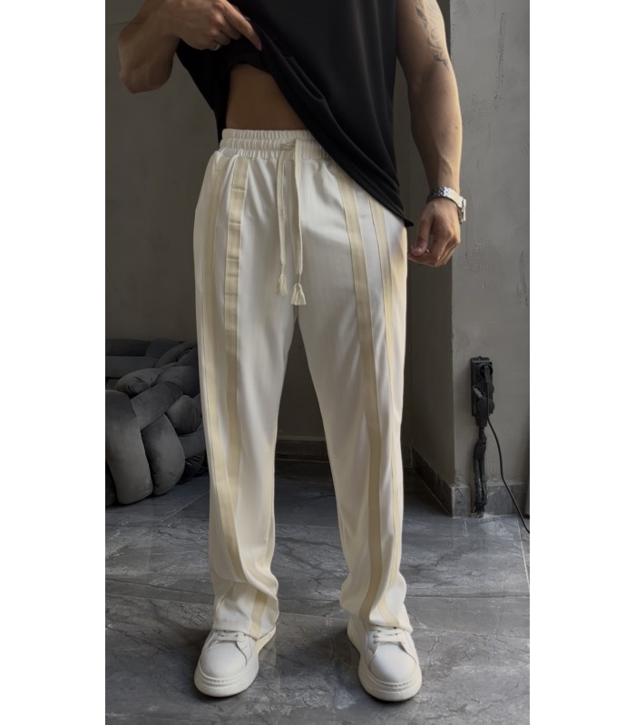 BAGGY ÇİF ŞERİT DETAY EŞOFMAN