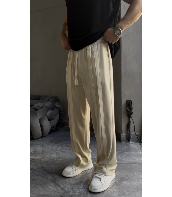 BAGGY ÇİF ŞERİT DETAY EŞOFMAN