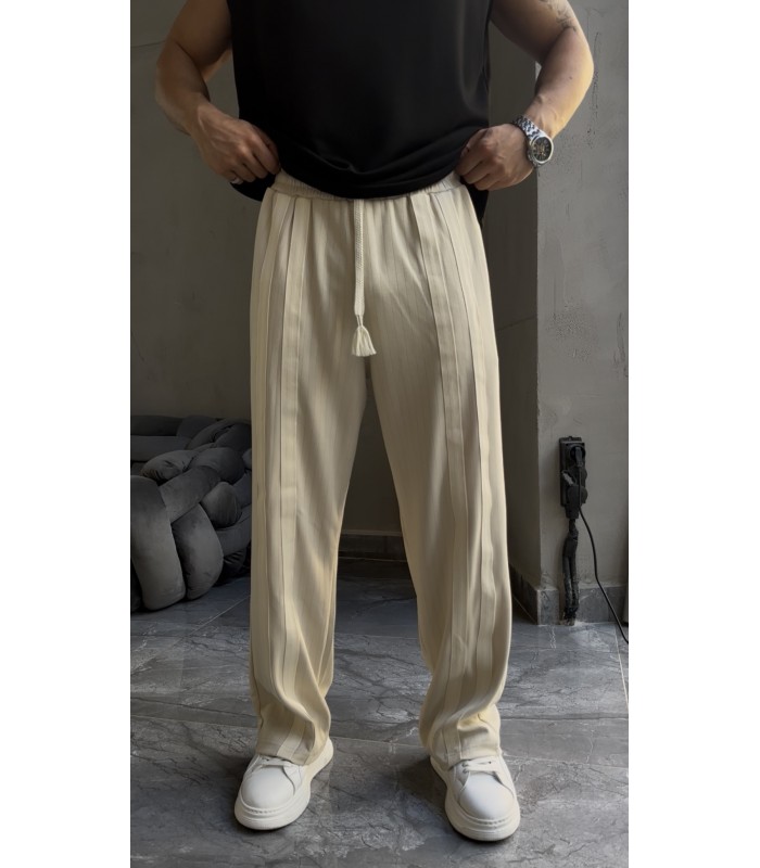 BAGGY ÇİF ŞERİT DETAY EŞOFMAN