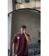 OVERSİZE POLO YAKA YAN ÖZEL DESEN DETAY EŞOFMAN TAKIM