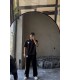 OVERSİZE POLO YAKA YAN ÖZEL DESEN DETAY EŞOFMAN TAKIM