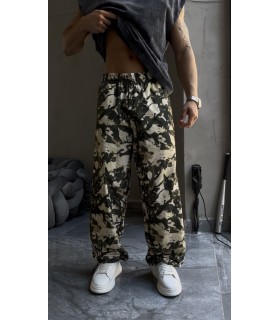 BAGGY ASKERİ KAMUFLAJ PARAŞÜT PANTOLON