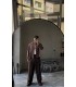 CROP KESİM ÇİZGİLİ OVERSİZE GÖMLEK
