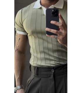 POLO YAKA LİKRALI TSHİRT