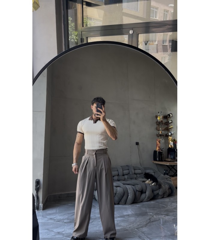 POLO YAKA LİKRALI TSHİRT