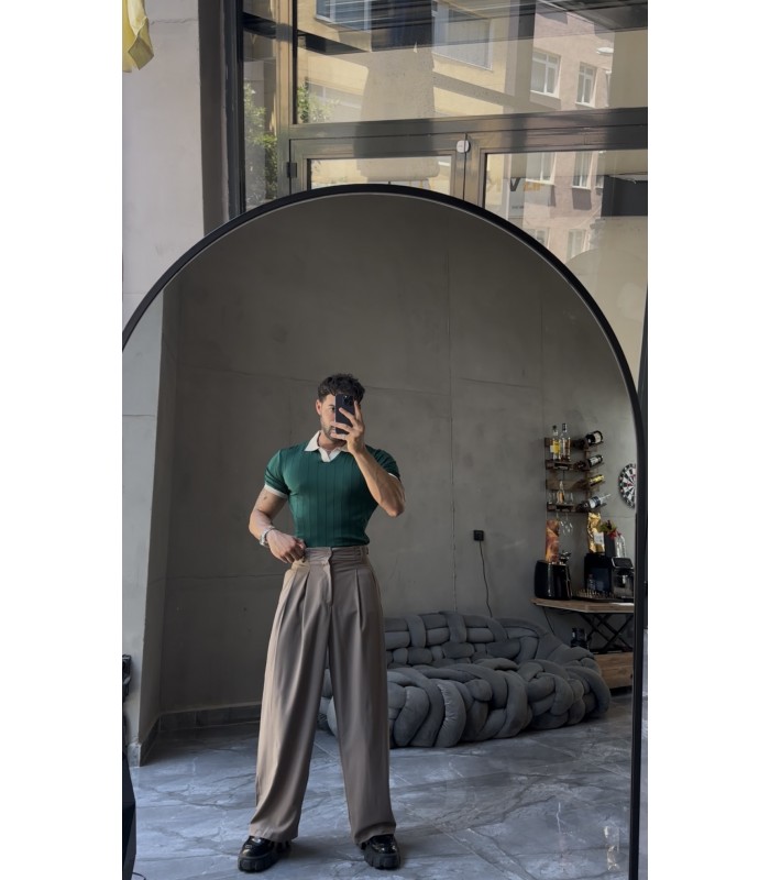 POLO YAKA LİKRALI TSHİRT