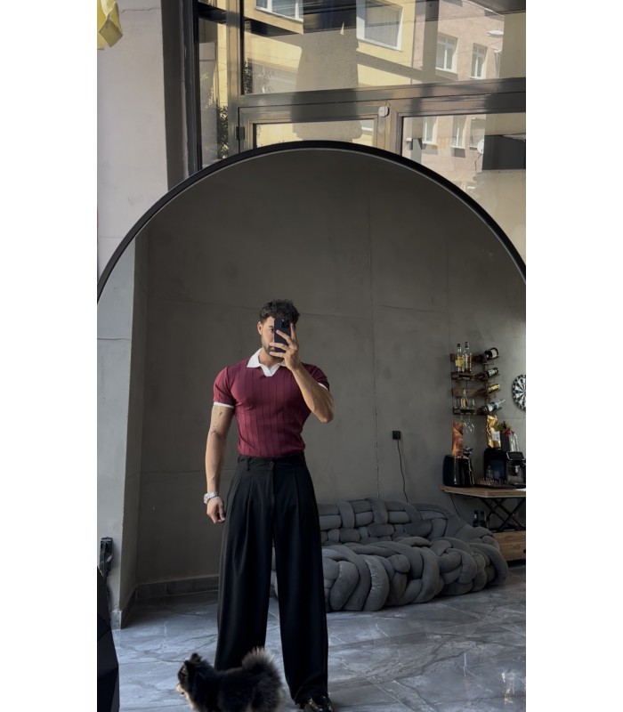 POLO YAKA LİKRALI TSHİRT