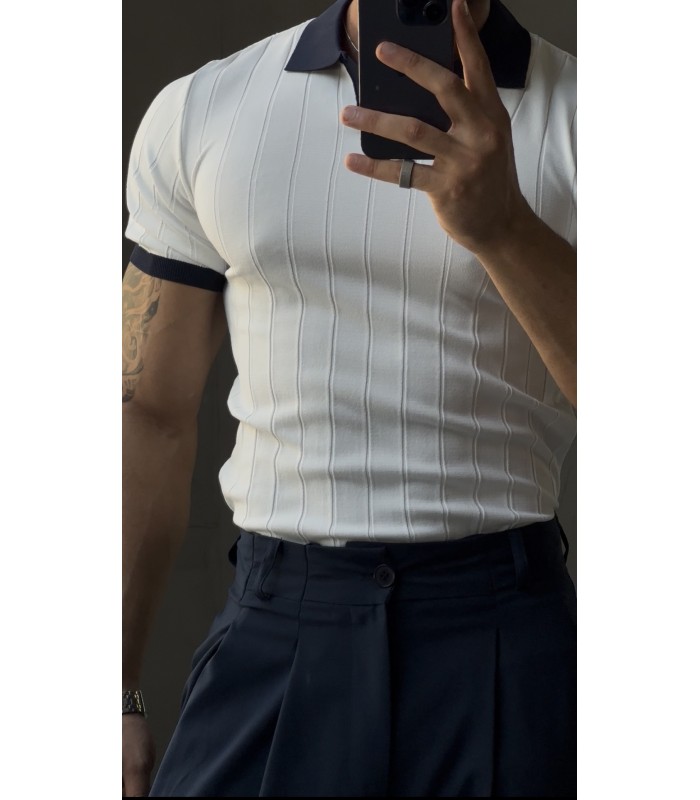 POLO YAKA LİKRALI TSHİRT