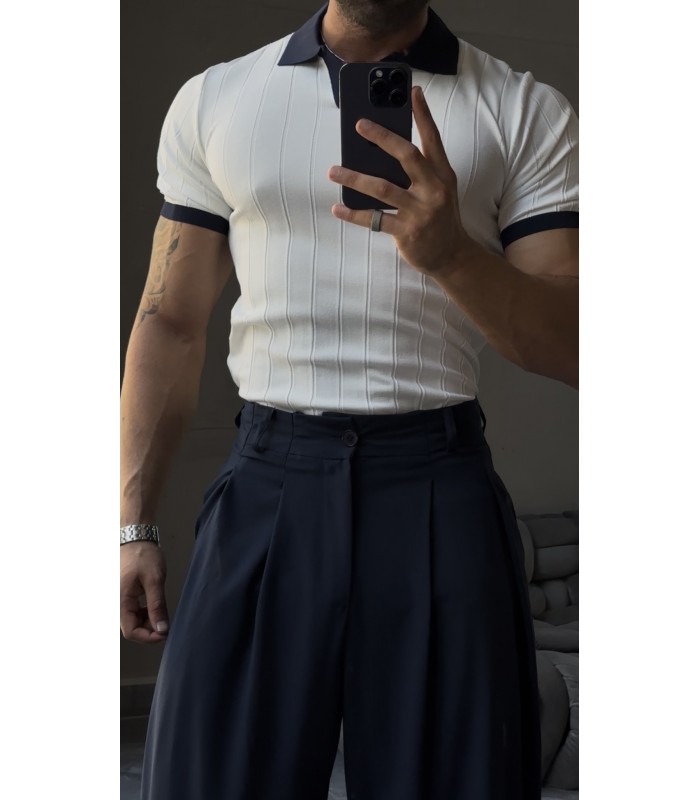 POLO YAKA LİKRALI TSHİRT