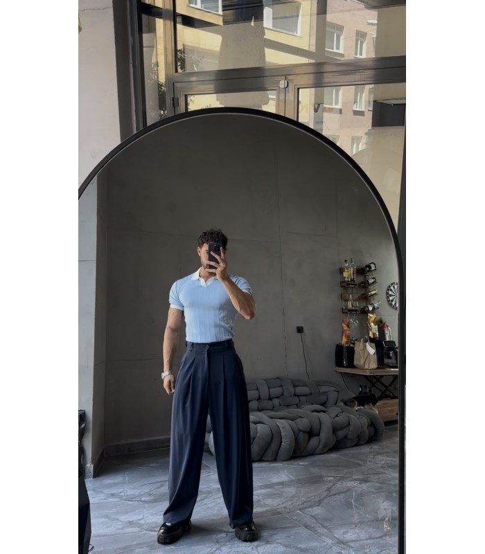 POLO YAKA LİKRALI TSHİRT