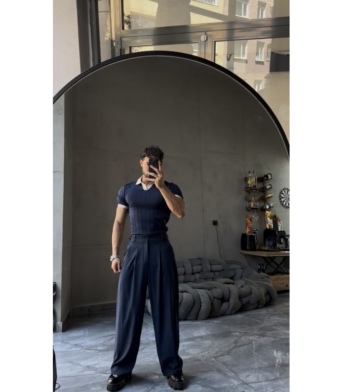 POLO YAKA LİKRALI TSHİRT