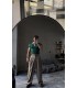 FERMUAR DETAY POLO YAKA TSHİRT