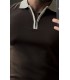 FERMUAR DETAY POLO YAKA TSHİRT