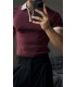 FERMUAR DETAY POLO YAKA TSHİRT