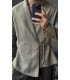YAN BAĞCIK DETAY OVERSİZE ÖZEL TASRIM GÖMLEK