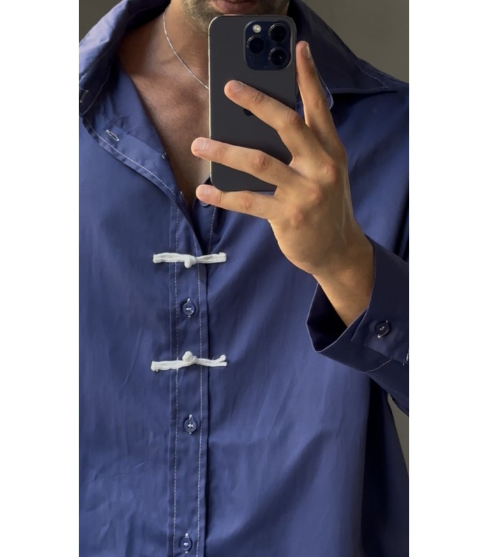 CROP KESİM ÖN BAĞCIK  DETAY GÖMLEK