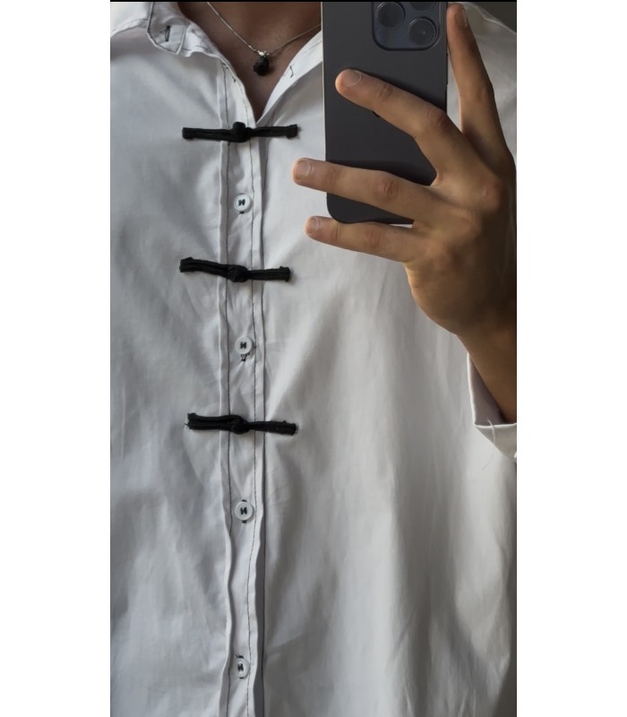 CROP KESİM ÖN BAĞCIK  DETAY GÖMLEK
