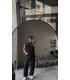 BİSİKLET YAKA OVERSİZE SIFIR KOL TSHIRT