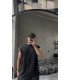BİSİKLET YAKA OVERSİZE SIFIR KOL TSHIRT