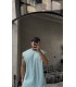 BİSİKLET YAKA OVERSİZE SIFIR KOL TSHIRT