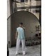 BİSİKLET YAKA OVERSİZE SIFIR KOL TSHIRT