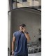 BİSİKLET YAKA OVERSİZE SIFIR KOL TSHIRT