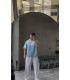POLO YAKA YIKAMA KUMAŞ OVERSİZE TSHİRT