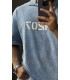 POLO YAKA YIKAMA KUMAŞ OVERSİZE TSHİRT