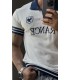 France Knitted Polo Yaka tshirt