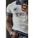 France Knitted Polo Yaka tshirt