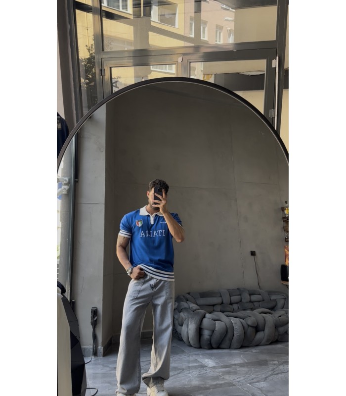 France Knitted Polo Yaka tshirt