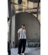Oversize kalıp  Derin V yaka