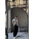 Oversize kalıp  Derin V yaka