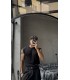 Slim Fit Ajurlu Dokulu Kolsuz Triko