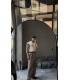 Slim Fit Ajurlu Dokulu Kolsuz Triko
