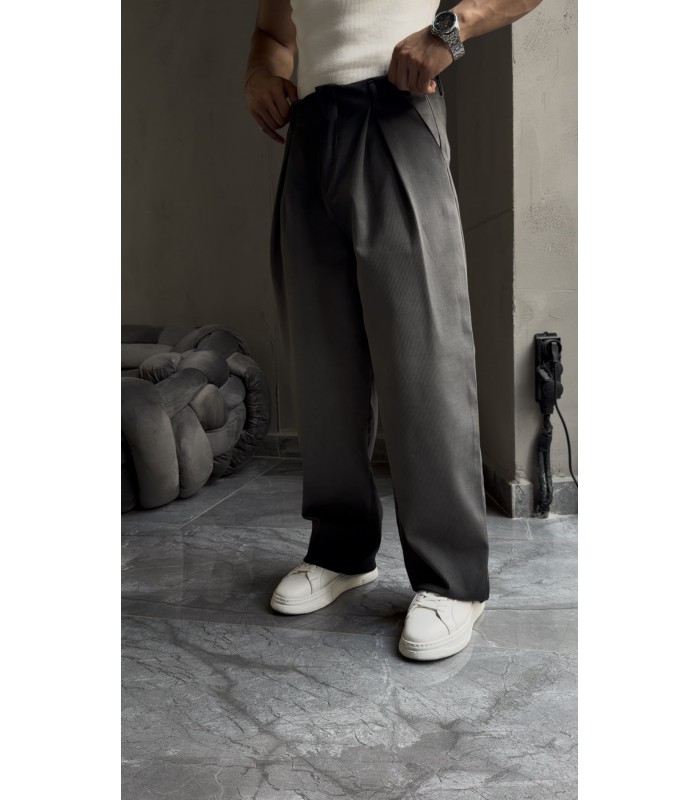 Oversize Double Pleat Pantolon