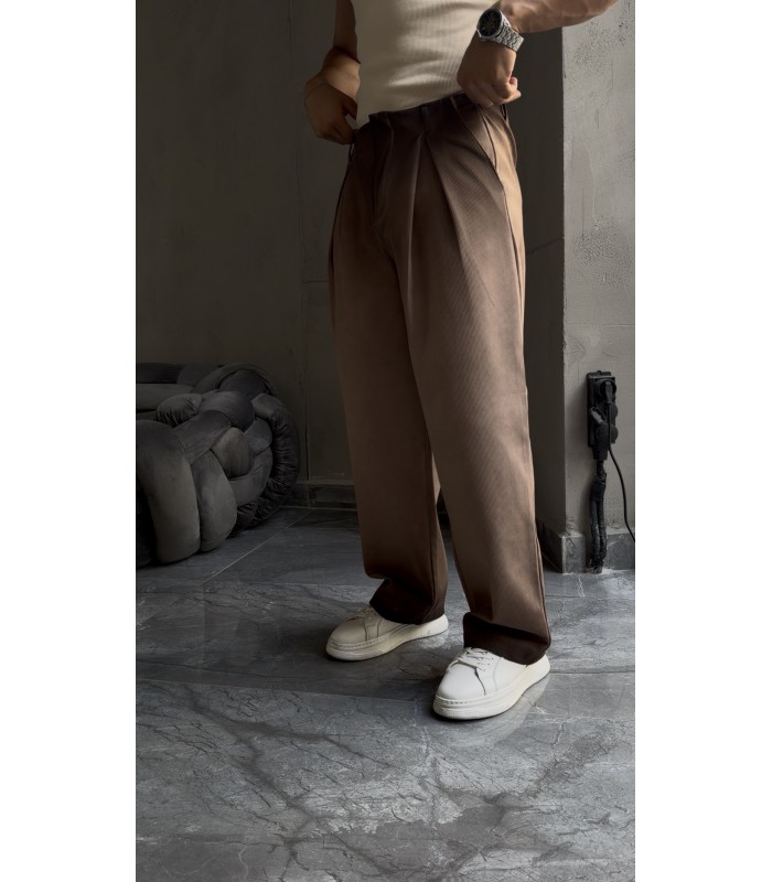 Oversize Double Pleat Pantolon