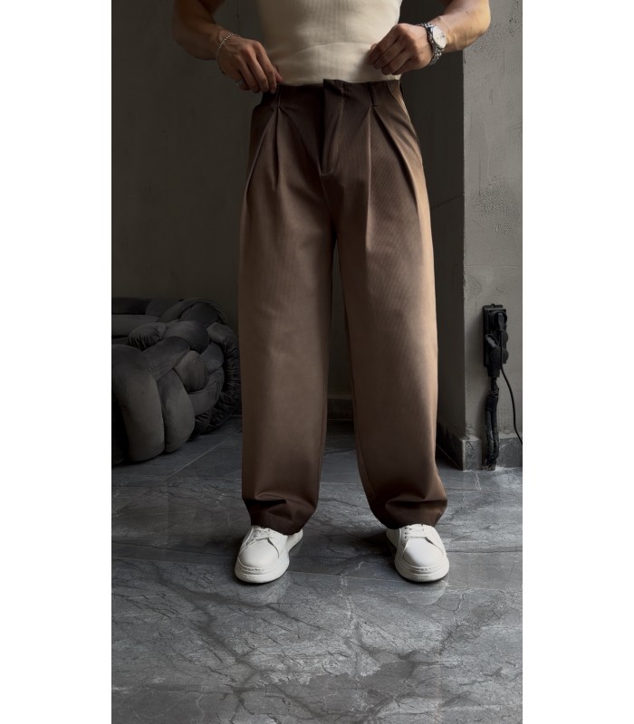 Oversize Double Pleat Pantolon