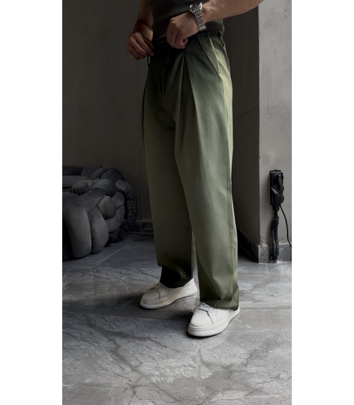 Oversize Double Pleat Pantolon